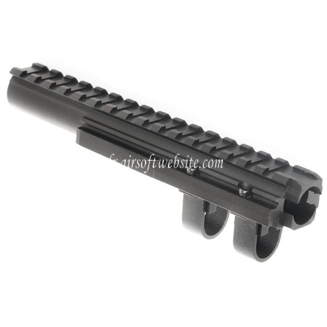 Golden Eagle 20mm Haut Rail de Garde-Main Convient pour Jing Gong JG Golden Eagle AK Série AEG Fusil Airsoft Noir