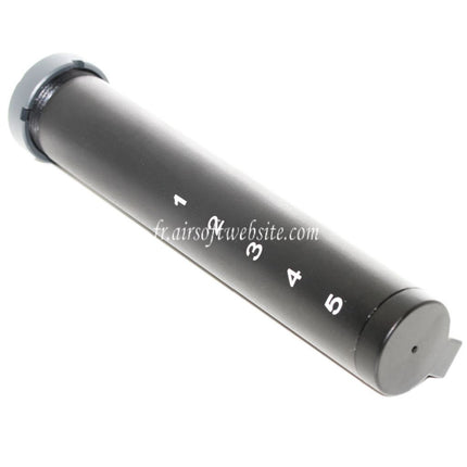 E&C 6-Positions Crosse Buffer Tube Convient pour M4 M16 Série AEG Fusil Airsoft Noir
