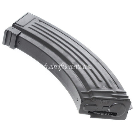 APS 500 Kugeln Hi-Cap Magazin Passend für AK Serie AEG Airsoft Gewehr Schwarz