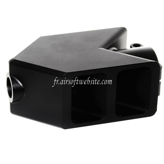 Airsoft Website CNC Aluminium Tank Frein de Bouche Cache-Flamme Convient pour Snow Wolf M82 Airsoft Noir