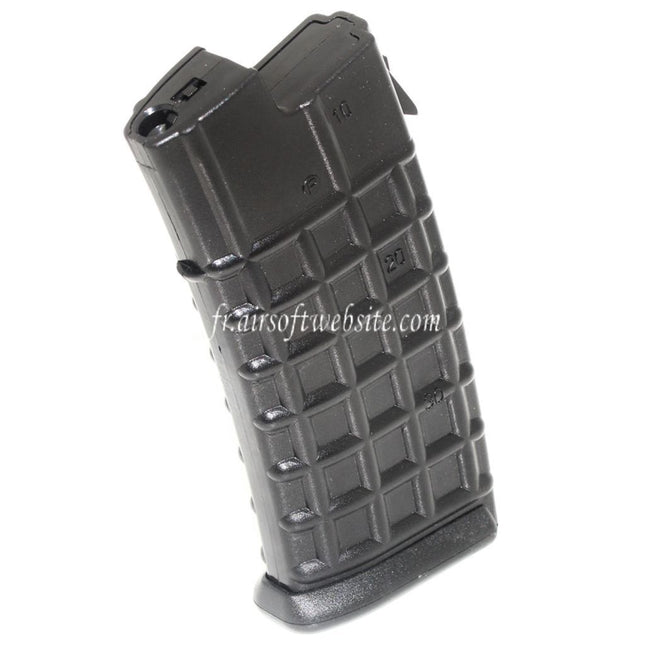 Battleaxe 70 Billes Mid-Cap Chargeur Convient pour APS / Jing Gong JG / Classic Army / Tokyo Marui AUG Série AEG Fusil Airsoft Noir