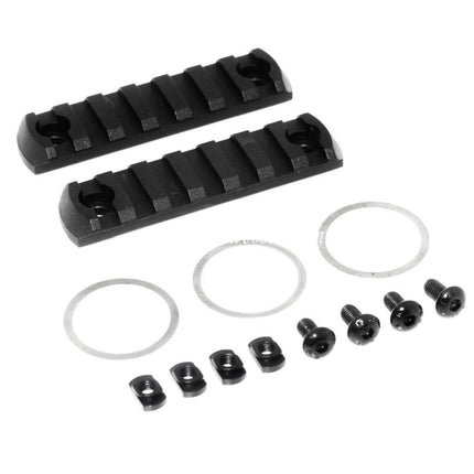 APS CNC 15 Pouces PER Phantom 5.0 M-LOK Rail de Garde-Main Convient pour APS CYMA G&P JG Tokyo Marui M4 M16 Série AEG Fusil Airsoft Noir