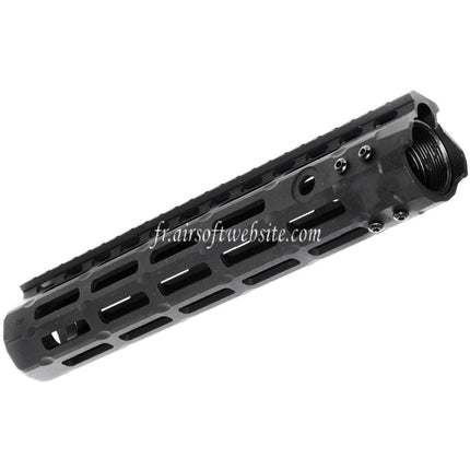 APS CNC 10 Pouces Evolution Tech 3.0 M-LOK Rail de Garde-Main Convient pour APS CYMA G&P JG Tokyo Marui M4 M16 Série AEG Fusil Airsoft Noir