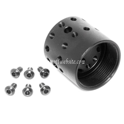 APS CNC 10 Pouces Evolution Tech 3.0 M-LOK Rail de Garde-Main Convient pour APS CYMA G&P JG Tokyo Marui M4 M16 Série AEG Fusil Airsoft Noir