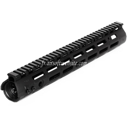APS CNC 13.5 Pouces Evolution Tech 4.0 M-LOK Rail de Garde-Main Convient pour APS CYMA G&P JG Tokyo Marui M4 M16 Série AEG Fusil Airsoft Noir