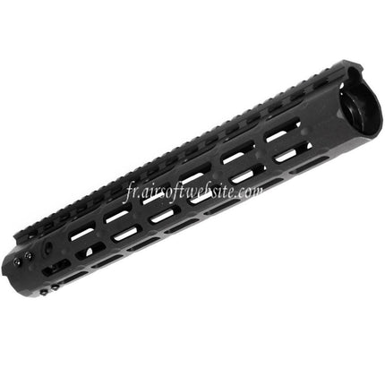 APS CNC 13.5 Pouces Evolution Tech 4.0 M-LOK Rail de Garde-Main Convient pour APS CYMA G&P JG Tokyo Marui M4 M16 Série AEG Fusil Airsoft Noir
