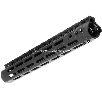 APS CNC 13.5 Pouces Evolution Tech 4.0 M-LOK Rail de Garde-Main Convient pour APS CYMA G&P JG Tokyo Marui M4 M16 Série AEG Fusil Airsoft Noir