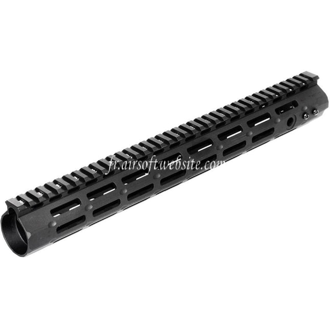 APS CNC 15 Pouces Evolution Tech 5.0 M-LOK Rail de Garde-Main Convient pour APS CYMA G&P JG Tokyo Marui M4 M16 Série AEG Fusil Airsoft Noir