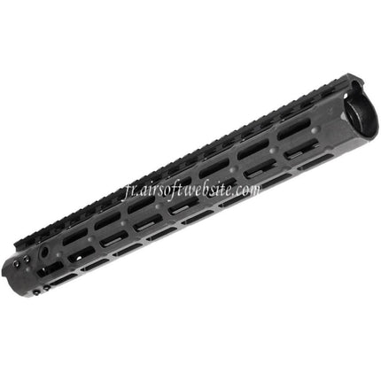 APS CNC 15 Pouces Evolution Tech 5.0 M-LOK Rail de Garde-Main Convient pour APS CYMA G&P JG Tokyo Marui M4 M16 Série AEG Fusil Airsoft Noir