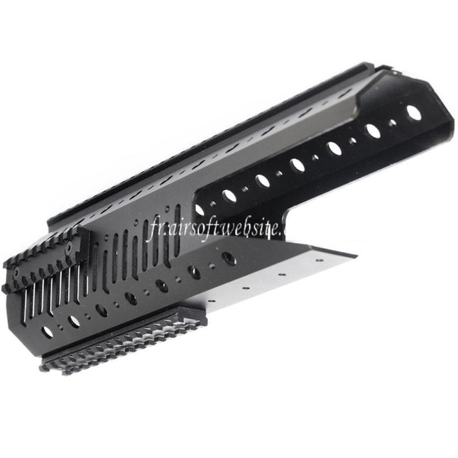 CYMA CNC Aluminum 326mm Rail de Garde-Main Convient pour CYMA Tokyo Marui M14 Série AEG Fusil Airsoft Noir