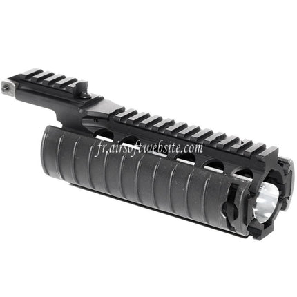 CYMA CNC Aluminum 210mm RAS Rail de Garde-Main avec Rail Cover Convient pour Tokyo Marui M4 M16 Série AEG / WA M4 M16 Série GBB Fusil Airsoft Noir