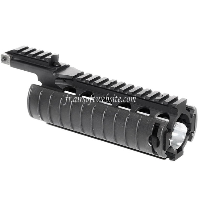 CYMA CNC Aluminum 210mm RAS Rail de Garde-Main avec Rail Cover Convient pour Tokyo Marui M4 M16 Série AEG / WA M4 M16 Série GBB Fusil Airsoft Noir