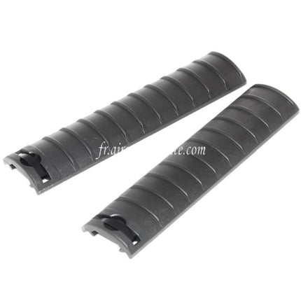 CYMA CNC Aluminum 210mm RAS Rail de Garde-Main avec Rail Cover Convient pour Tokyo Marui M4 M16 Série AEG / WA M4 M16 Série GBB Fusil Airsoft Noir