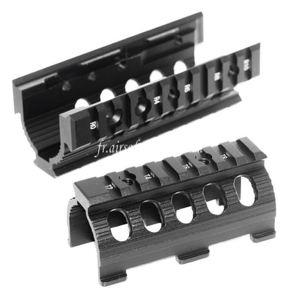 CYMA CNC Aluminum 135mm Rail de Garde-Main Convient pour Tokyo Marui D-Boys CYMA APS VFC Matrix AK74U Série AEG Fusil Airsoft Noir
