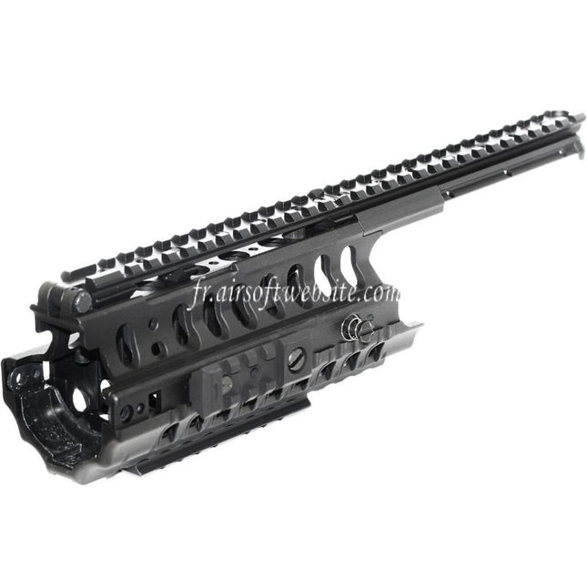 CYMA 328mm SIR System RIS Rail de Garde-Main Convient pour M4 M16 Série AEG Fusil Airsoft Noir