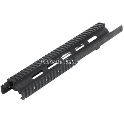CYMA CNC Aluminum 370mm RAS Rail de Garde-Main avec Rail cover Convient pour CYMA Tokyo Marui G&P JG M14 Série AEG Fusil Airsoft Noir