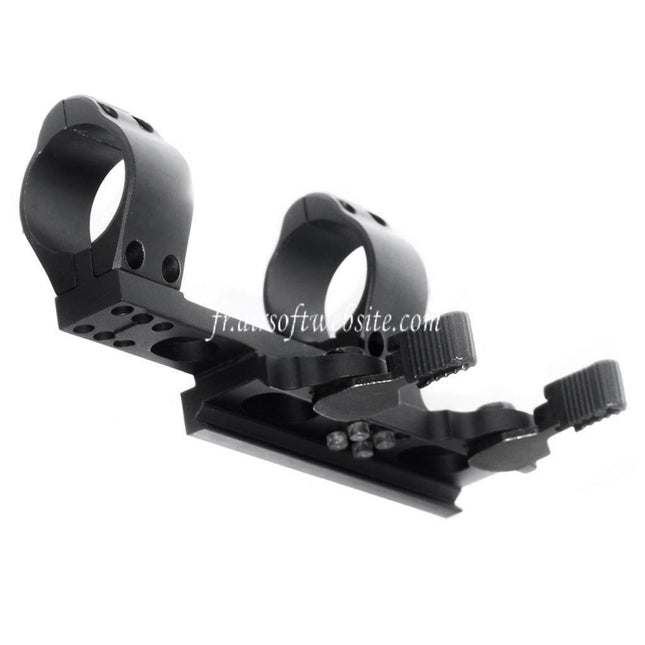 CYMA Tactical Style 30mm QD Double Ring Sight Support Dual Lunette Montage Noir