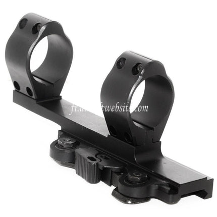 CYMA Tactical Style 30mm QD Double Ring Sight Support Dual Lunette Montage Noir