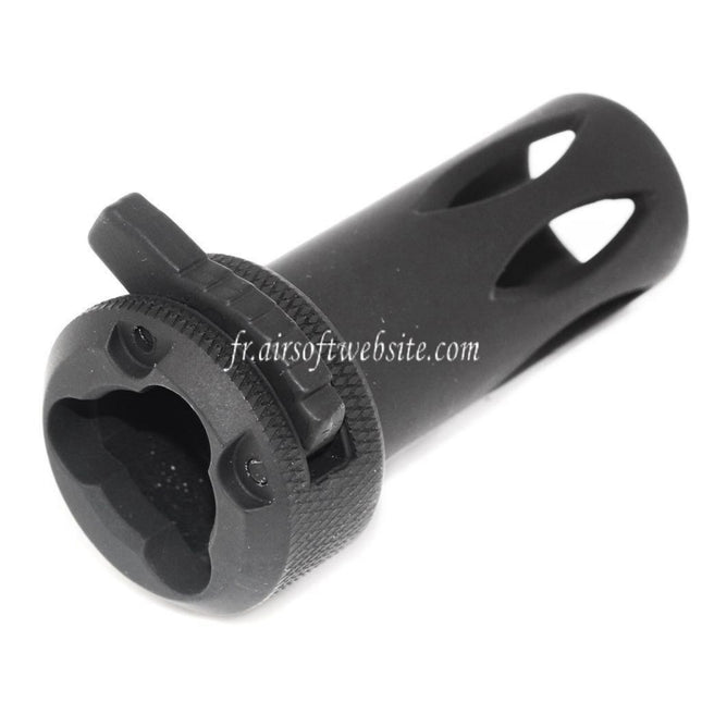 CYMA Métal QD Frein de Bouche Convient pour CM041 CM049 MP5 Série AEG Fusil Airsoft Noir