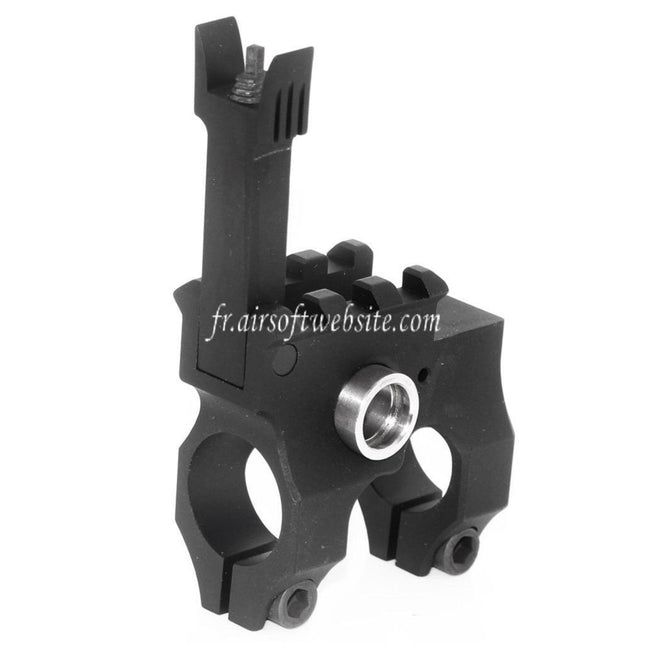 Airsoft Website Vltor Style Métal Rabattable Guidon 20mm Railed Type-B Convient pour M4 M16 AEG Fusil