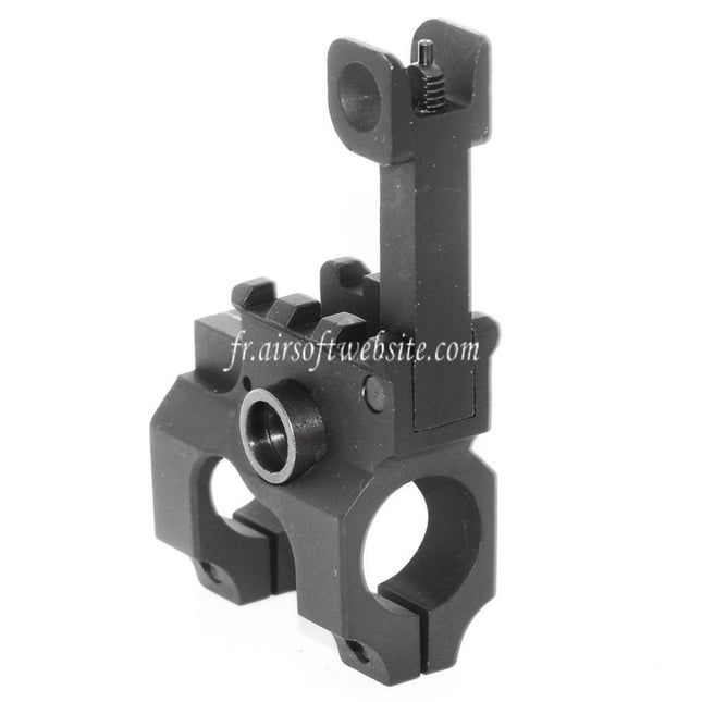 Airsoft Website Vltor Style Rabattable Guidon avec 20mm Rail Convient pour M4 M16 AEG Fusil