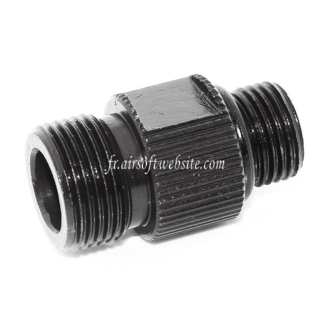 PPS Canon Silencieux Compensateur Adaptateur Convient pour KSC M9 / WE Pistolet Airsoft +11mm CW -14mm CCW Filetage