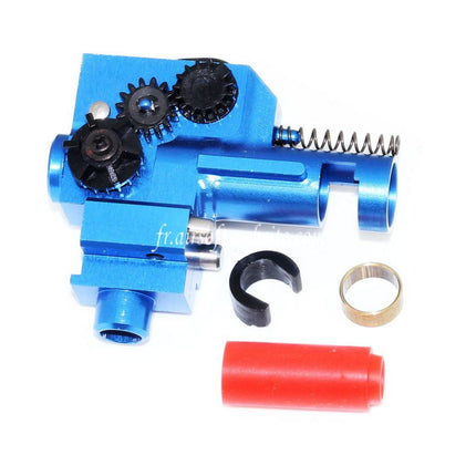SHS CNC Aluminum Twins Connector Stablizing Hop Up Chambre Convient pour V2 Vitesse Boîte M4 M16 Série AEG Fusils Airsoft