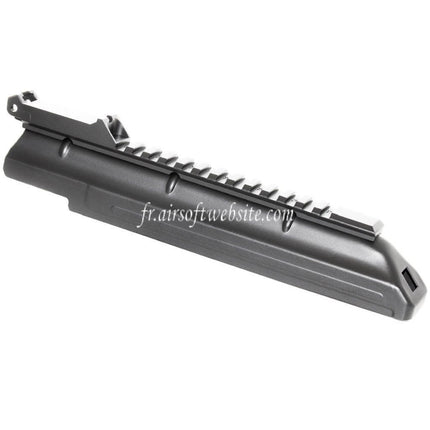 CYMA Haut Boîtier Couverture avec 20mm Tactical Rail La hausse Convient pour D-Boys JG Jing Gong Golden Eagle CYMA Tokyo Marui AKS74U Série AEG Fusil Airsoft Noir