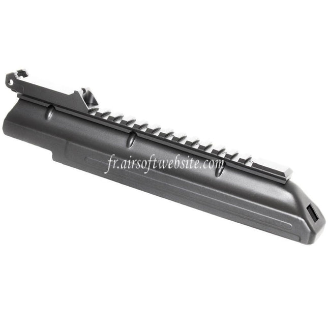 CYMA Haut Boîtier Couverture avec 20mm Tactical Rail La hausse Convient pour D-Boys JG Jing Gong Golden Eagle CYMA Tokyo Marui AKS74U Série AEG Fusil Airsoft Noir