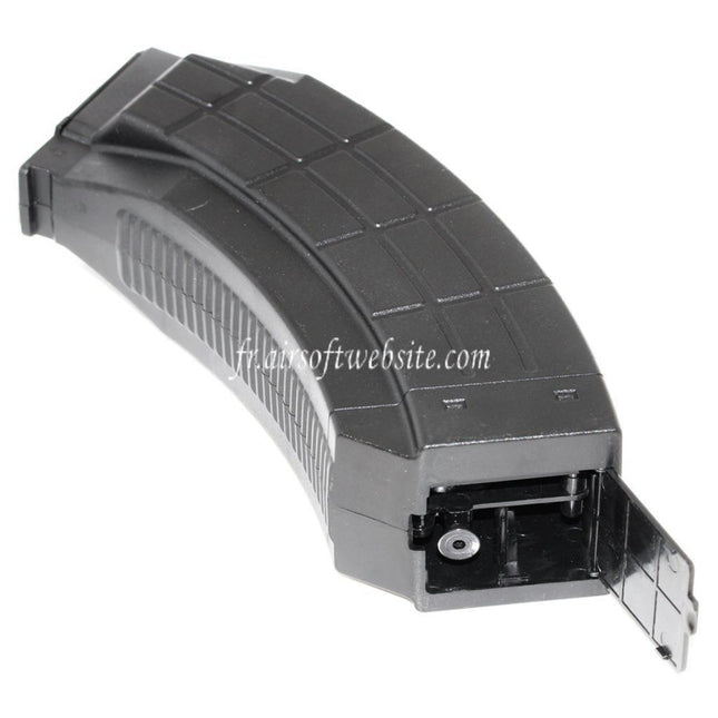 BATTLEAXE 1000 Billes Hi-Cap Flash Chargeur Convient pour AK Série AEG Fusil Airsoft Noir