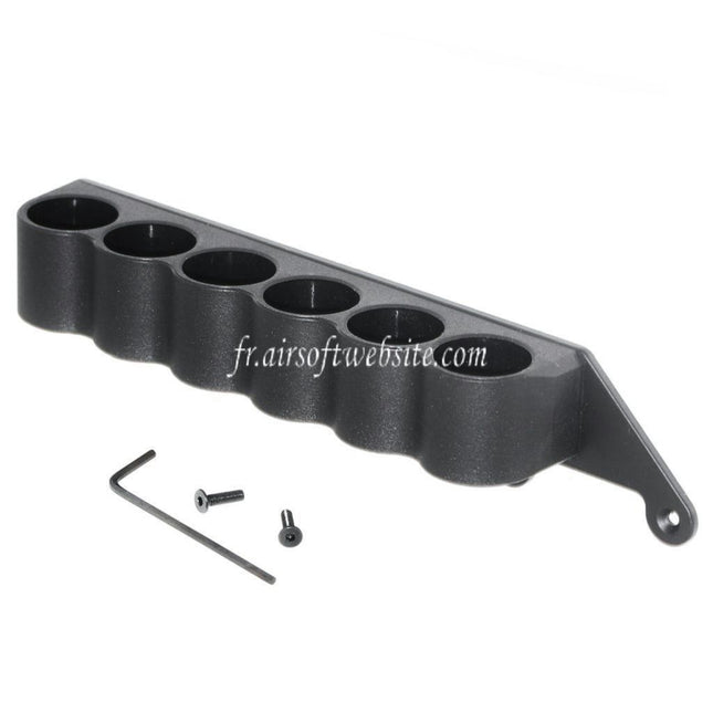 CYMA 6 Cartouche Collecteur Sac Métal Carrier Convient pour CYMA Tokyo Marui M870 Shotgun Airsoft