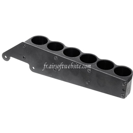 CYMA 6 Cartouche Collecteur Sac Métal Carrier Convient pour CYMA Tokyo Marui M870 Shotgun Airsoft