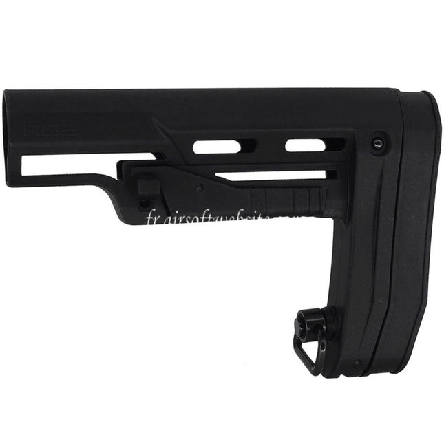 APS RS-2 Rétractable Crosse Convient pour M4 M16 Série AEG Fusils Airsoft Noir