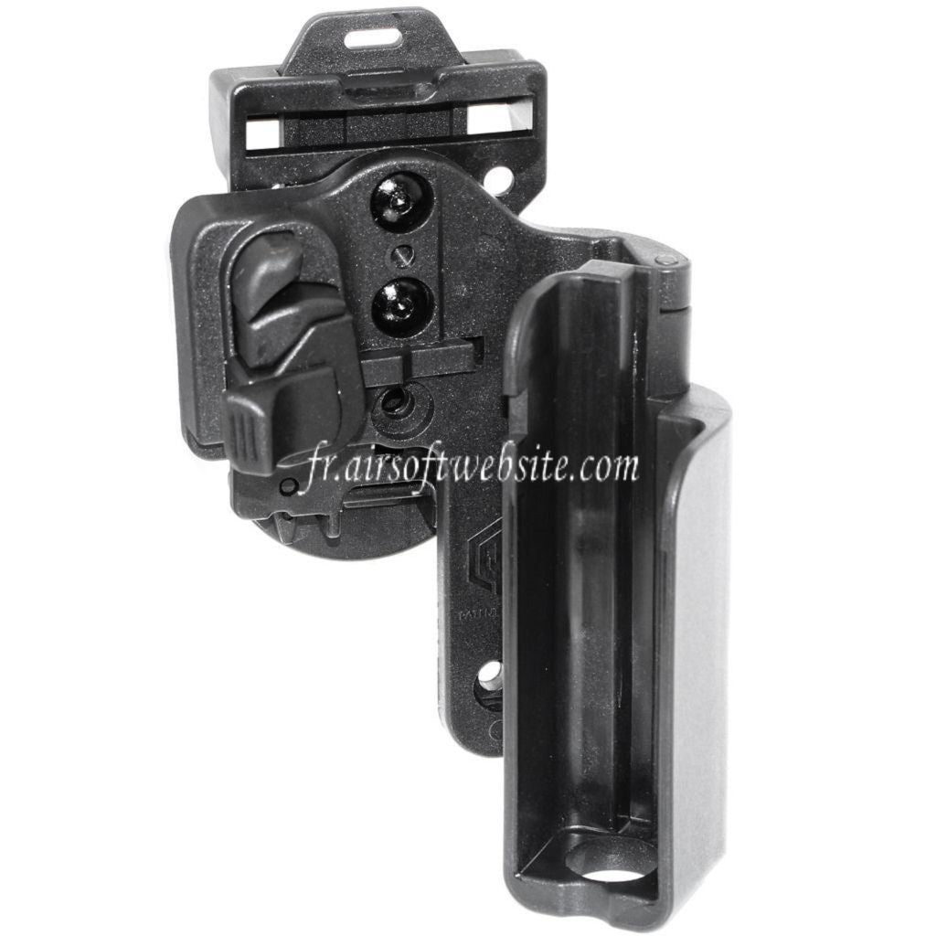 APS Quantum Mechanics OWB Condition 3 Carry Quick Tactical Étui Convient pour G17 G22 Série Pistolet Airsoft Noir