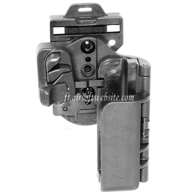 APS Quantum Mechanics OWB Condition 3 Carry Quick Tactical Étui Convient pour G19 G23 Série Pistolet Airsoft Noir