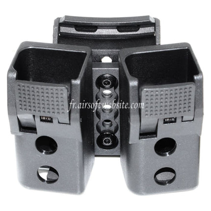 APS Quantum Mechanics Verrouillable Double Chargeur Poche Convient pour G17 / G18C / G19 / G22 / G23 / G24 / G34 / G35 G-Série GBB Chargeur