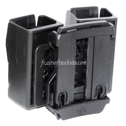 APS Quantum Mechanics Verrouillable Double Chargeur Poche Convient pour G17 / G18C / G19 / G22 / G23 / G24 / G34 / G35 G-Série GBB Chargeur