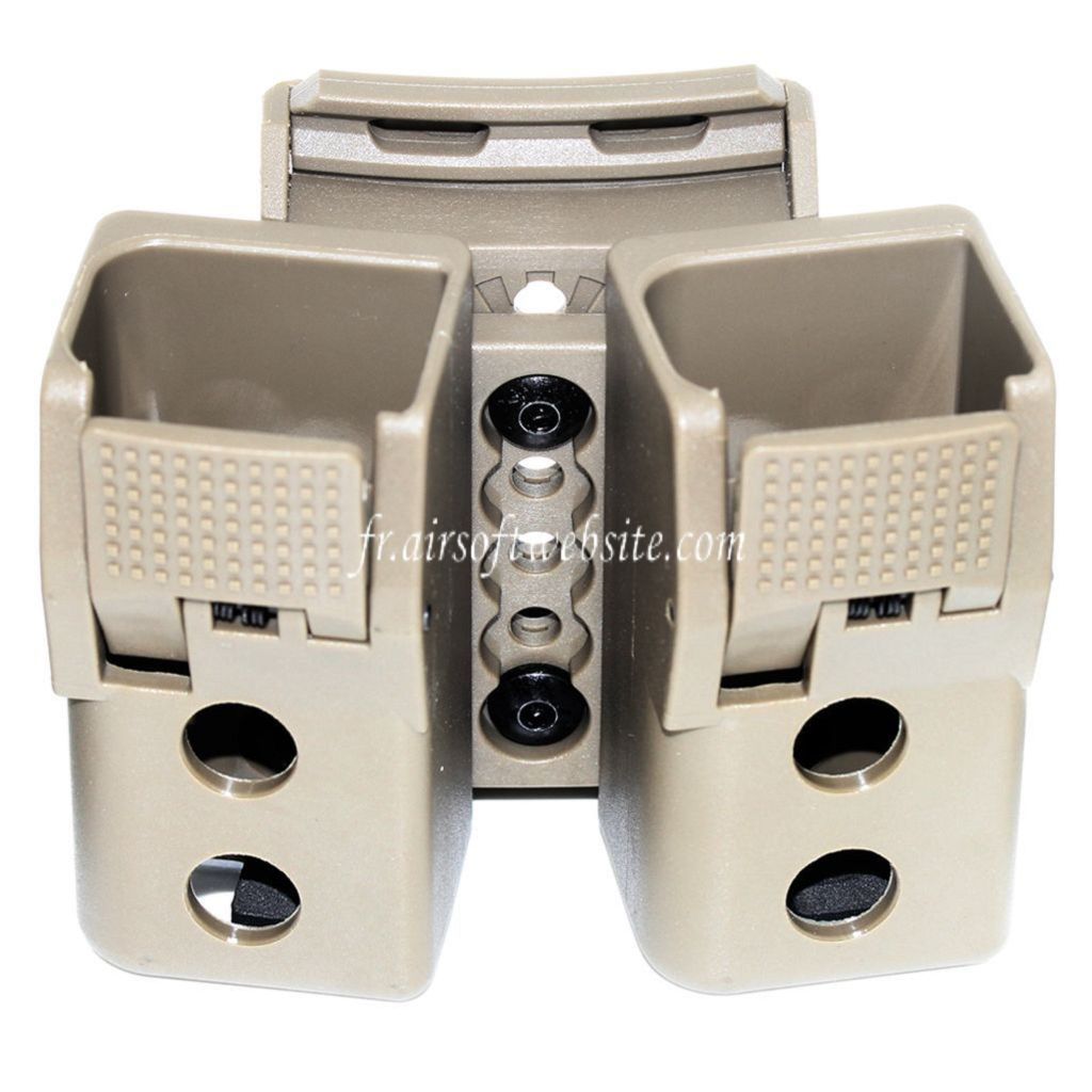 APS Quantum Mechanics Verrouillable Double Chargeur Poche Convient pour G17 / G18C / G19 / G22 / G23 / G24 / G34 / G35 G-Série GBB Chargeur