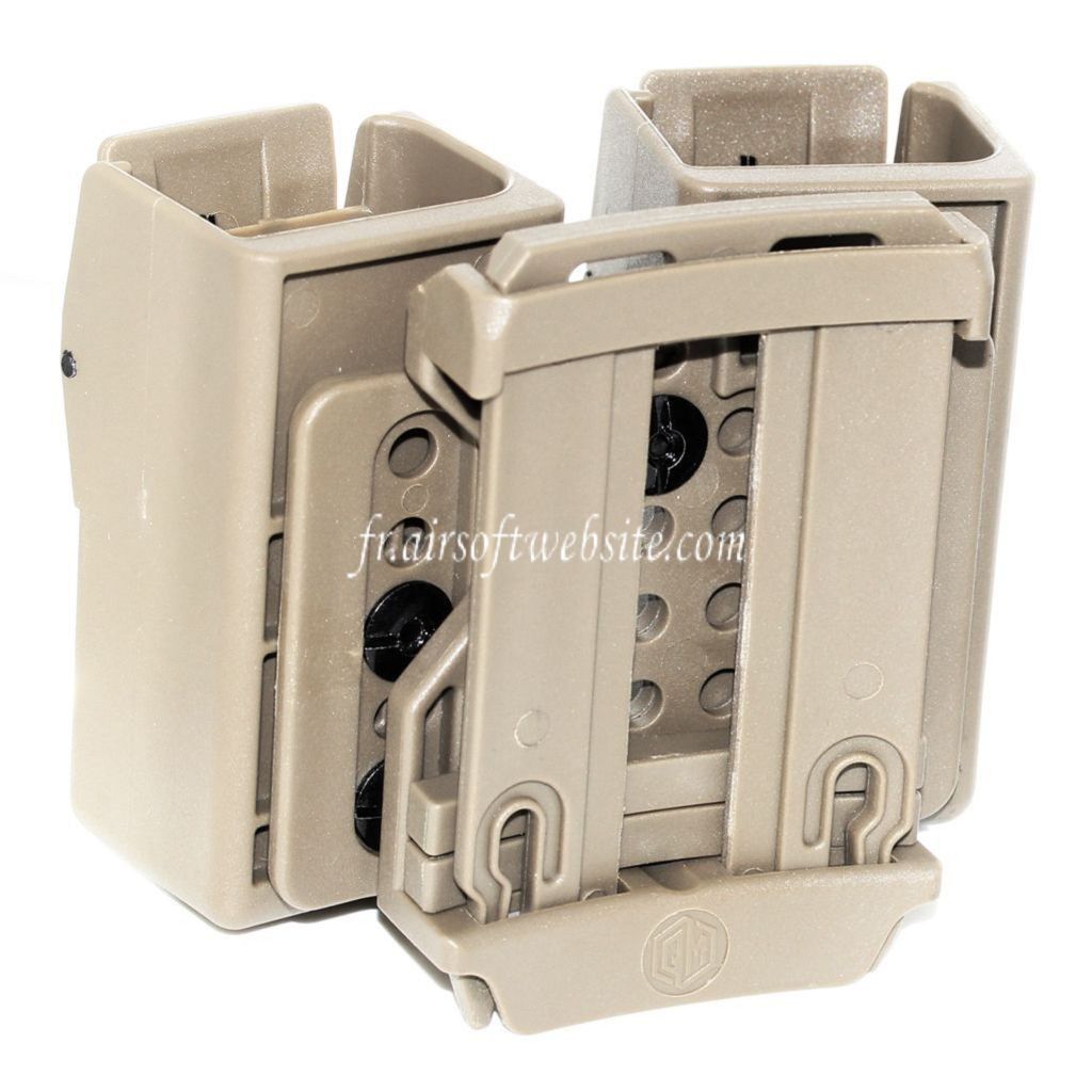 APS Quantum Mechanics Verrouillable Double Chargeur Poche Convient pour G17 / G18C / G19 / G22 / G23 / G24 / G34 / G35 G-Série GBB Chargeur