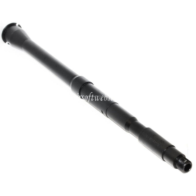 5KU 14.5 Pouces Aluminium One Piece Canon Extérieur -14mm CCW Fileté Convient pour WA M4 Série GBB Fusil Airsoft Noir