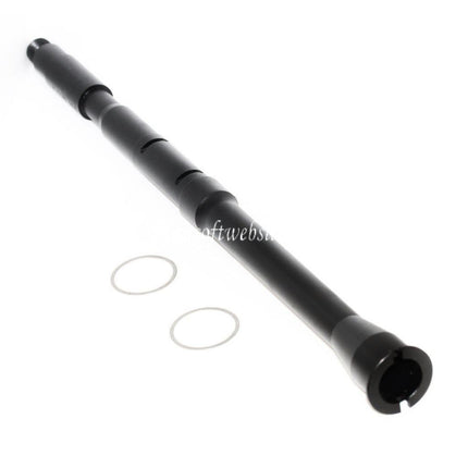 5KU 14.5 Pouces Aluminium One Piece Canon Extérieur -14mm CCW Fileté Convient pour WA M4 Série GBB Fusil Airsoft Noir