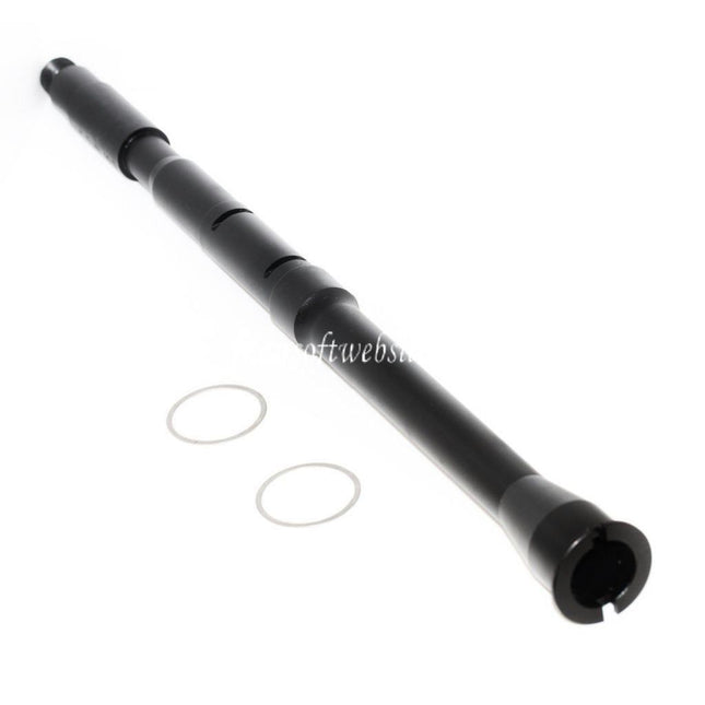 5KU 14.5 Pouces Aluminium One Piece Canon Extérieur -14mm CCW Fileté Convient pour WA M4 Série GBB Fusil Airsoft Noir