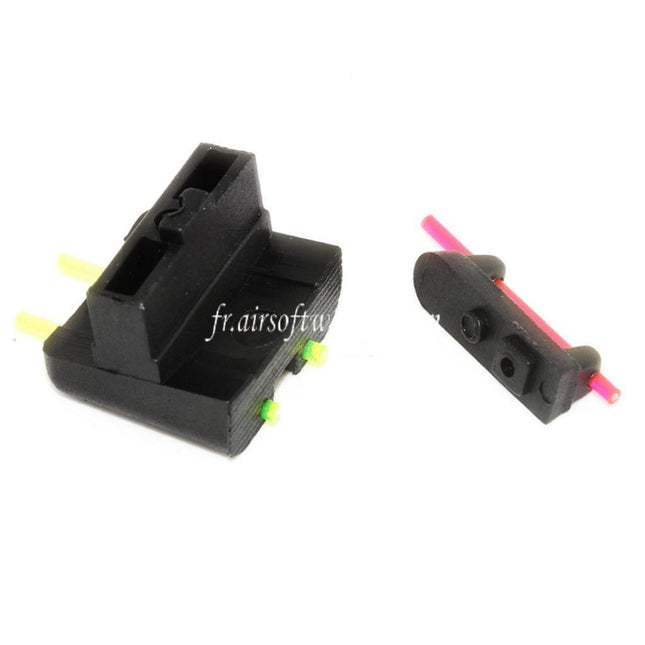 APS Fibre Optique Guidon Hausse Convient pour APS ACP606 GBB Pistolet Airsoft