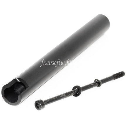 CYMA 172mm Extended Crosse Buffer Tube Convient pour CYMA CM350 Shotgun Rétractable Crosse Noir