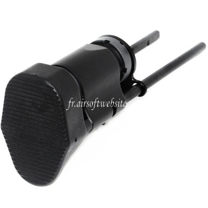 Airsoft Website 3-Position Stinger Tanker Rétractable Crosse HK416C Style Convient pour M4 M16 AEG Fusil Noir