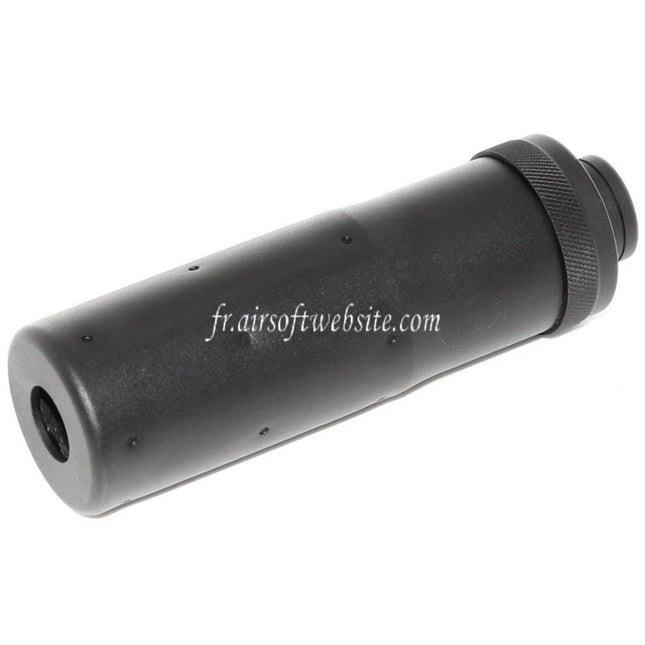 Airsoft Website 4.5 Pouces MK23 Style Silencieux Canon Extension Tube Convient pour -14mm CCW sens antihoraire Canon Fusil Noir