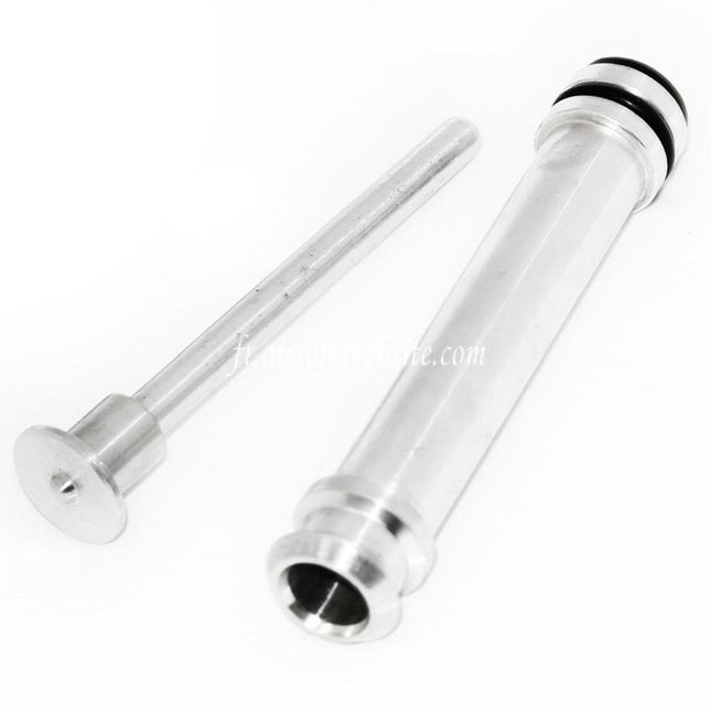 DOUBLE BELL Métal Piston Spring Guide Set Convient pour BAR-10 VSR-10 Sniper Fusil Airsoft Argent