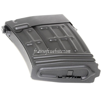 CYMA 120 Billes Hi-Cap Chargeur Convient pour S&T RS CYMA Tokyo Marui SVD Série AEG Fusil Airsoft Noir