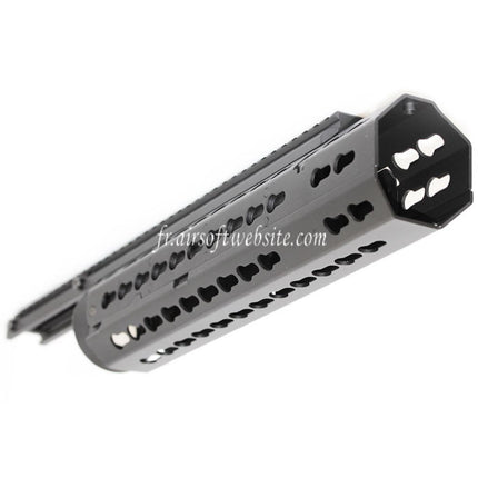 CYMA Keymod Modular Rail de Garde-Main Convient pour CYMA CM079 Tokyo Marui M4 Série AEG Fusil Airsoft Noir