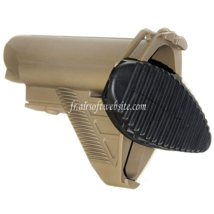 E&C 416 D Style Crane Crosse Convient pour M4 M16 Série AEG Fusil Airsoft